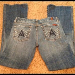 Studded A pocket 7FAM jeans size 28
